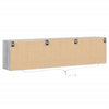 Grauer TV-Wandschrank Awwad 180x31x45cm (mit LED-Beleuchtung Sonoma)
