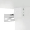 Weißer wandmontierter Nachttisch Alisoai (mit LED-Beleuchtung)