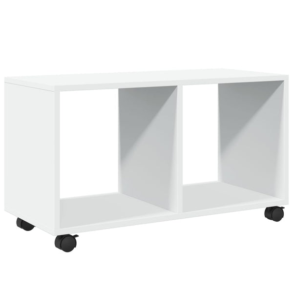 Weißer Rollcontainer Gevget 72x33x42,5cm (Holz)