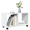 Weißer Rollcontainer Gevget 72x33x42,5cm (Holz)