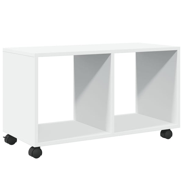 Weißer Rollcontainer Gevget 72x33x42,5cm (Holz)