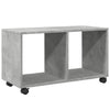 Betongrauer Schrank auf Rollen Gevget 72x33x42,5cm (Holz)