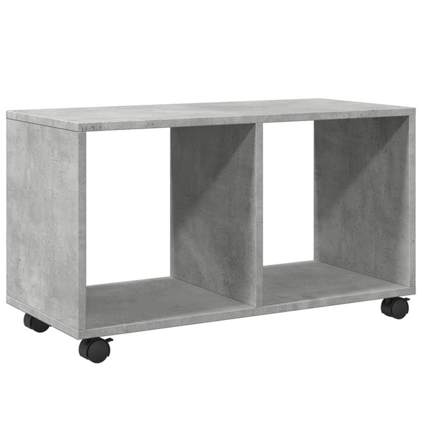 Betongrauer Schrank auf Rollen Gevget 72x33x42,5cm (Holz)