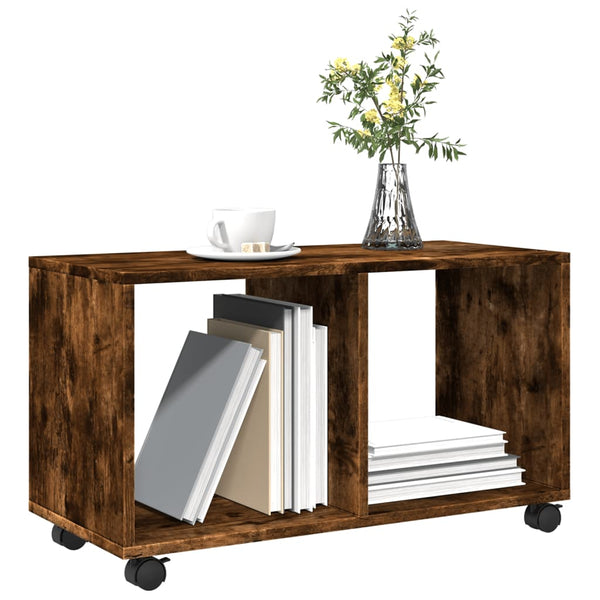 Gevget Rollcontainer 72x33x42,5cm (Holz), Eiche geräuchert