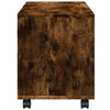 Gevget Rollcontainer 72x33x42,5cm (Holz), Eiche geräuchert