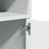 Weißer Schrank auf Rollen Mila 60x48x81cm (Spanplatte)