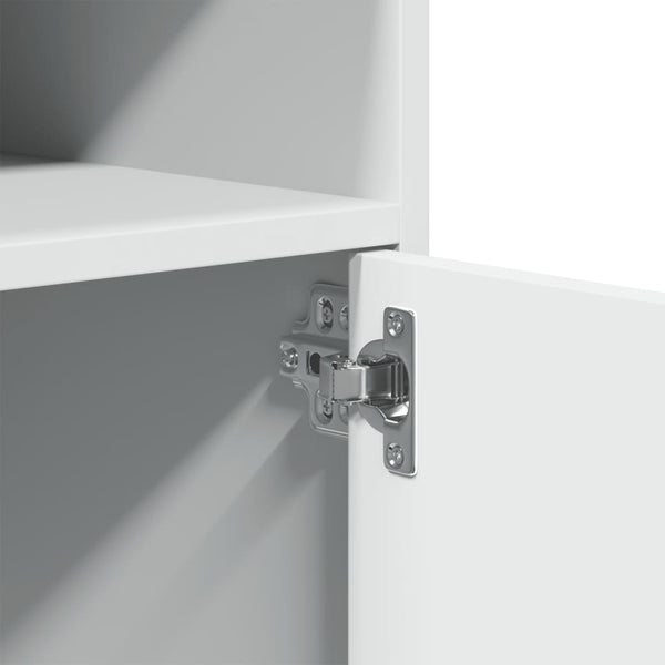 Weißer Schrank auf Rollen Mila 60x48x81cm (Spanplatte)