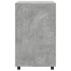 Betongrauer Schrank auf Rollen Mila 60x48x81cm (Spanplatte)