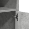 Betongrauer Schrank auf Rollen Mila 60x48x81cm (Spanplatte)