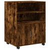 Räuchereiche Schrank auf Rollen Mila 60x48x81cm (Holz)