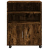 Räuchereiche Schrank auf Rollen Mila 60x48x81cm (Holz)