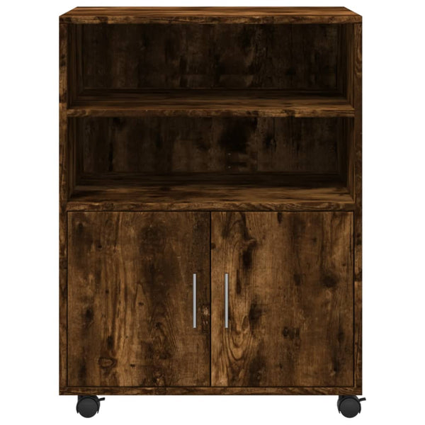 Räuchereiche Schrank auf Rollen Mila 60x48x81cm (Holz)