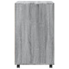 Grauer Schrank auf Rollen Mila 60x48x81cm (Holz)