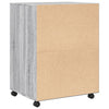 Grauer Schrank auf Rollen Mila 60x48x81cm (Holz)