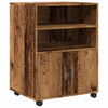 Alte Holzkommode auf Rollen Mila 60x48x81cm (Spanplatte)