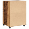 Alte Holzkommode auf Rollen Mila 60x48x81cm (Spanplatte)