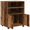 Alte Holzkommode auf Rollen Mila 60x48x81cm (Spanplatte)