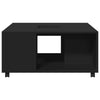 Schwarzer Couchtisch Rachella 80x80x40cm (Holz)