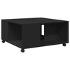 Schwarzer Couchtisch Rachella 80x80x40cm (Holz)