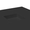 Schwarzer Couchtisch Rachella 80x80x40cm (Holz)