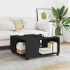 Schwarzer Couchtisch Rachella 80x80x40cm (Holz)