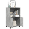 Betongrauer Schrank auf Rollen Caloean 55x40x91cm (Spanplatte)