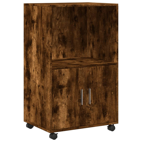 Räuchereichenschrank auf Rollen Caloean 55x40x91cm (Holz)