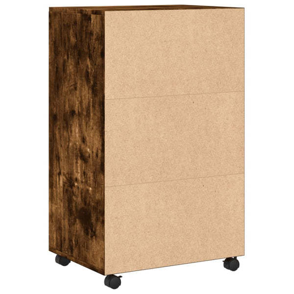Räuchereichenschrank auf Rollen Caloean 55x40x91cm (Holz)