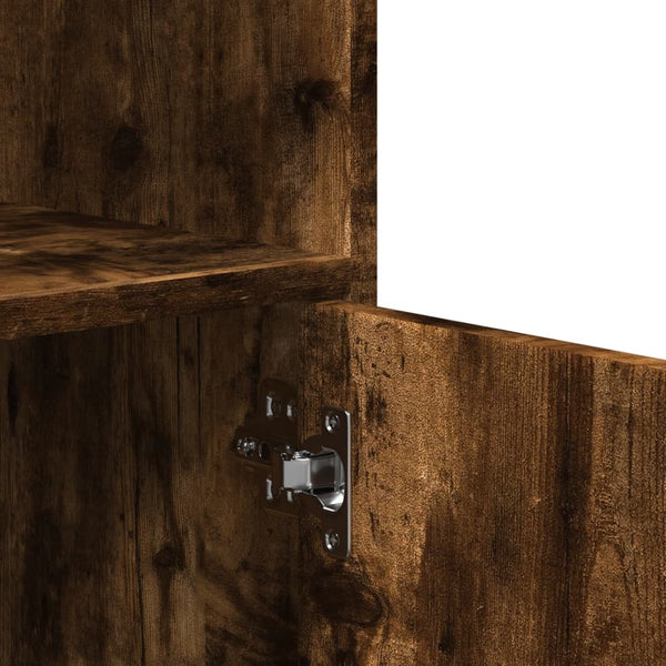 Räuchereichenschrank auf Rollen Caloean 55x40x91cm (Holz)