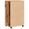 Alter Holzschrank auf Rollen Caloean 55x40x91cm (Spanplatte)