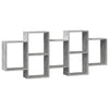 Betongraues Wandregal Iohana 159x18x65cm (Spanplatte)