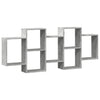 Betongraues Wandregal Iohana 159x18x65cm (Spanplatte)