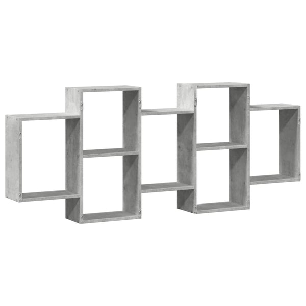 Betongraues Wandregal Iohana 159x18x65cm (Spanplatte)