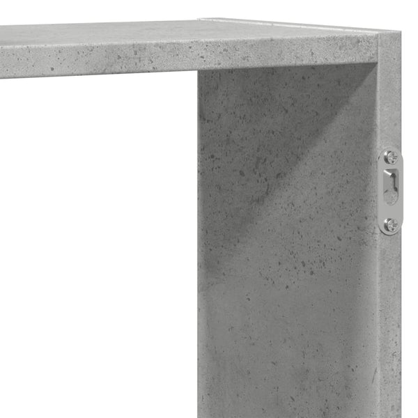 Betongraues Wandregal Iohana 159x18x65cm (Spanplatte)