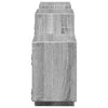 Graues Wandregal Iohana 129x18x42cm (Holz)