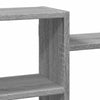 Graues Wandregal Iohana 129x18x42cm (Holz)