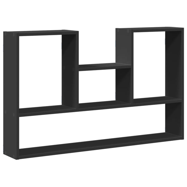 Wandregal Matolcsi 99x15x60cm (Holz), schwarz