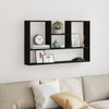 Wandregal Matolcsi 99x15x60cm (Holz), schwarz