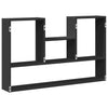 Wandregal Matolcsi 99x15x60cm (Holz), schwarz