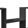 Wandregal Matolcsi 99x15x60cm (Holz), schwarz