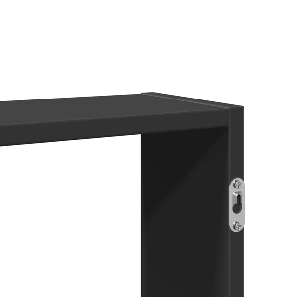 Wandregal Matolcsi 99x15x60cm (Holz), schwarz