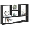 Wandregal Matolcsi 99x15x60cm (Holz), schwarz