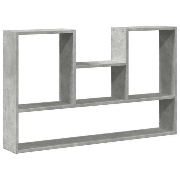 Betongraues Wandregal Matolcsi 99x15x60cm (Holz)