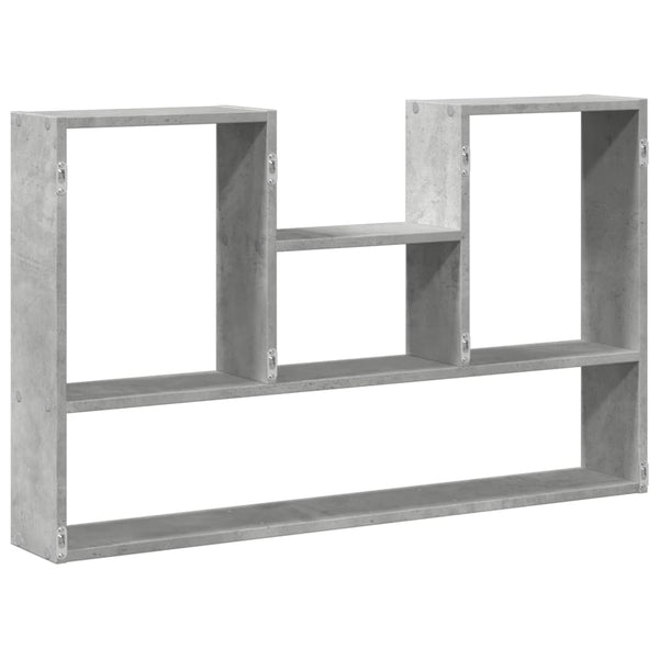 Betongraues Wandregal Matolcsi 99x15x60cm (Holz)