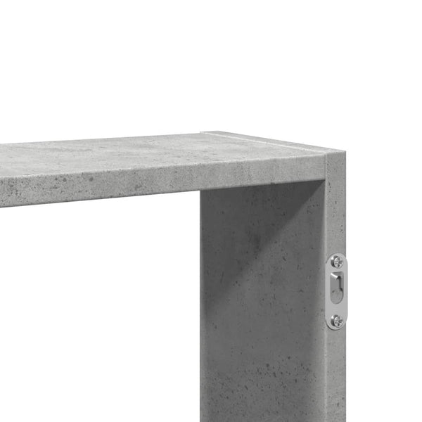 Betongraues Wandregal Matolcsi 99x15x60cm (Holz)