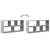 Wandregal Orland Betongrau 100x25x50cm (Holz)