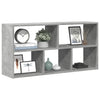 Wandregal Orland Betongrau 100x25x50cm (Holz)