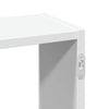 Weißes Wandregal Soltut 159x18x66cm (Holz)