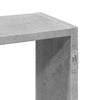Wandregal Soltut 159x18x66cm, Betongrau (Spanplatte)