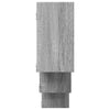 Graues Wandregal Soltut 159x18x66cm (Holz)